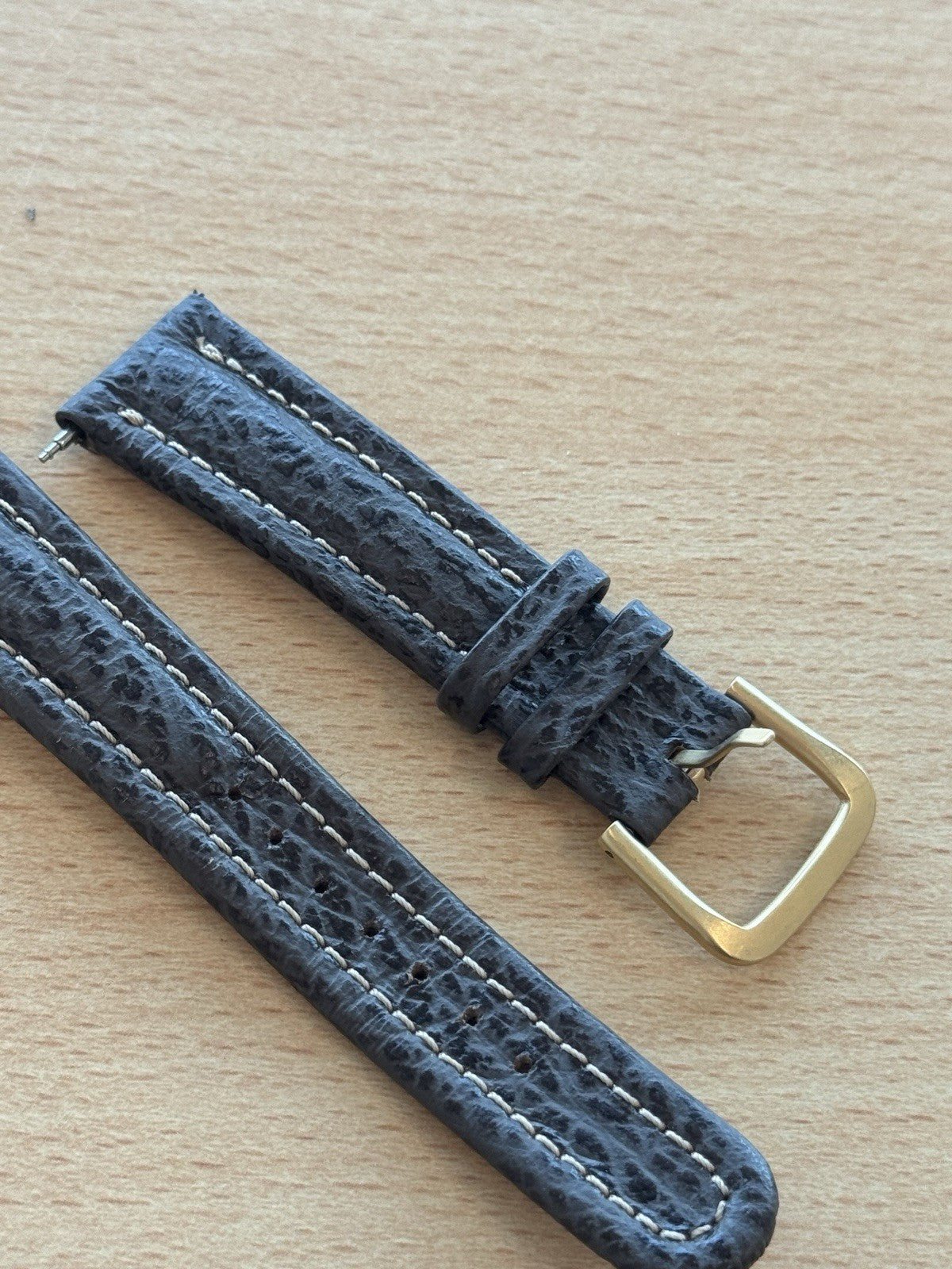 Seiko Tide Master Watch Strap - 20mm - Gold Buckle - Original Strap - 6F24-7010