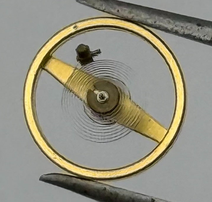Ebosa 86 87 Balance Wheel Complete And Spring 8¾’’’ 3725 /2 Watch Movement Parts