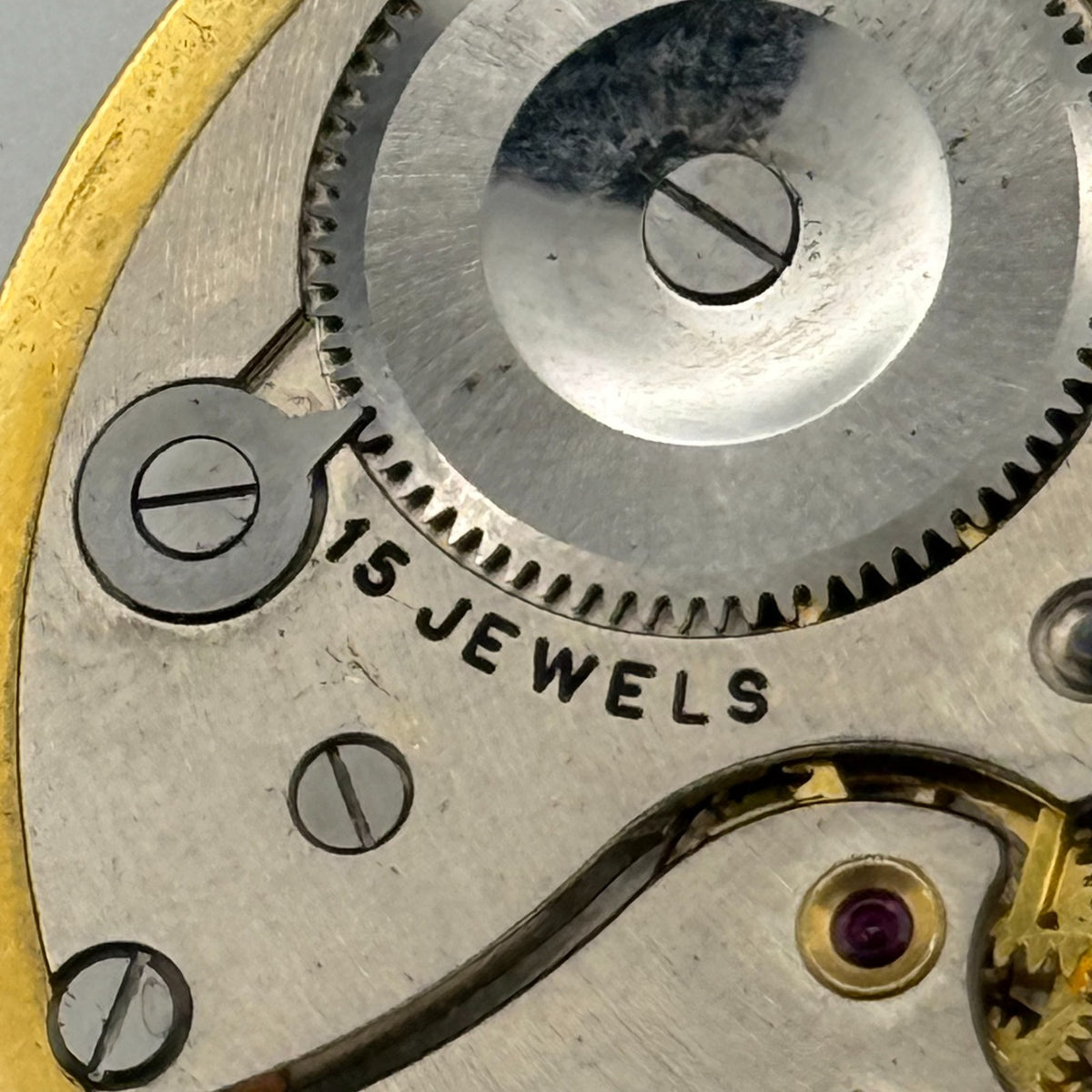Vertex Revue 65 Pocket Watch Movement - Garrard - Parts / Repair