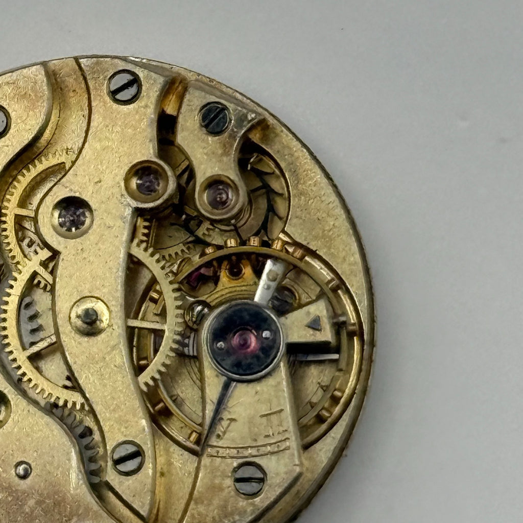 Habert Hype Pin Set Watch Movement Antique Red 12 Manual Wind Parts 25.1mm