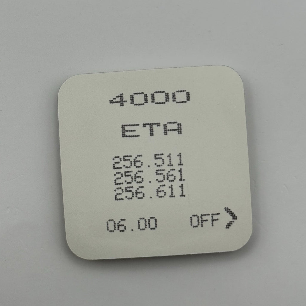 ETA 256.511/256.561/256.611 Circuit Part - New Old Stock - Watch Movement Parts
