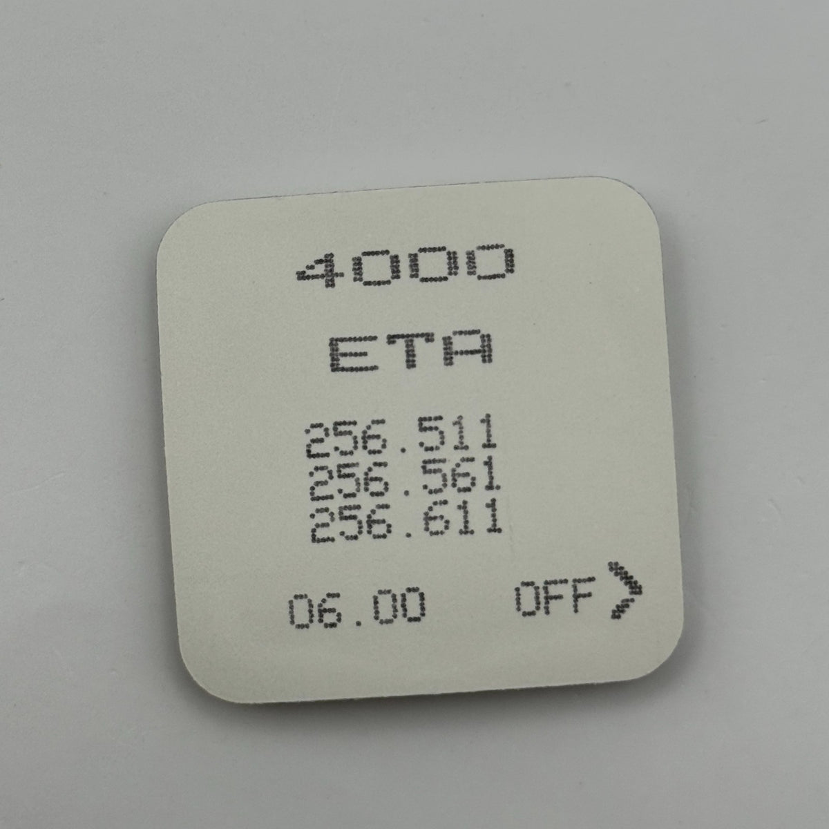 ETA 256.511/256.561/256.611 Circuit Part - New Old Stock - Watch Movement Parts