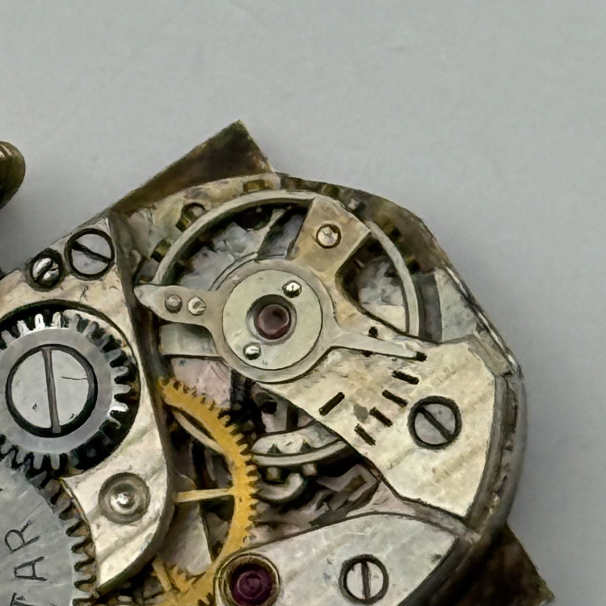 ETA Watch Movement Running Bentima 15 Jewels Swiss Manual Wind Parts 12.6mm