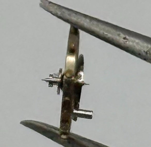 FHF 59-21 Inca Balance Wheel Complete And Spring 1365 Watch Movement Parts NOS