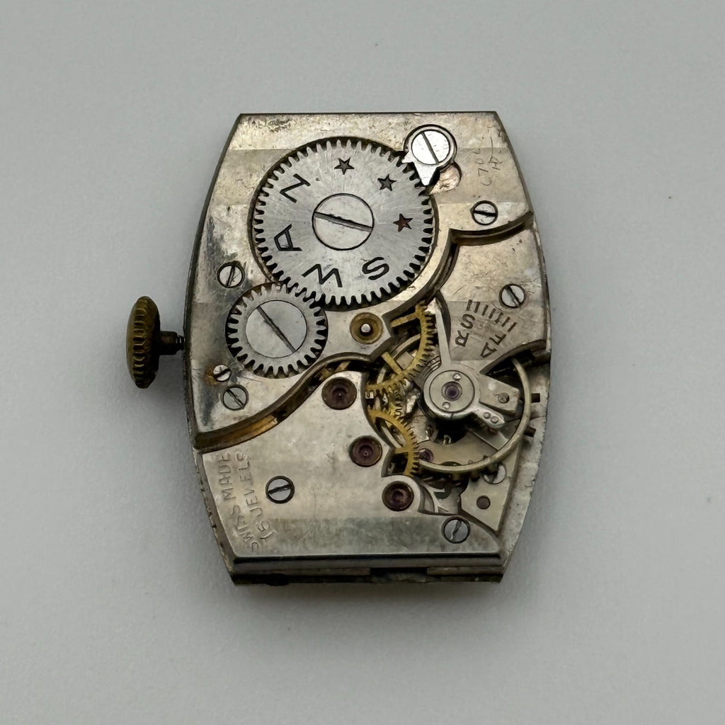 ETA 717 Watch Movement - Audax - Running - For Parts / Repair