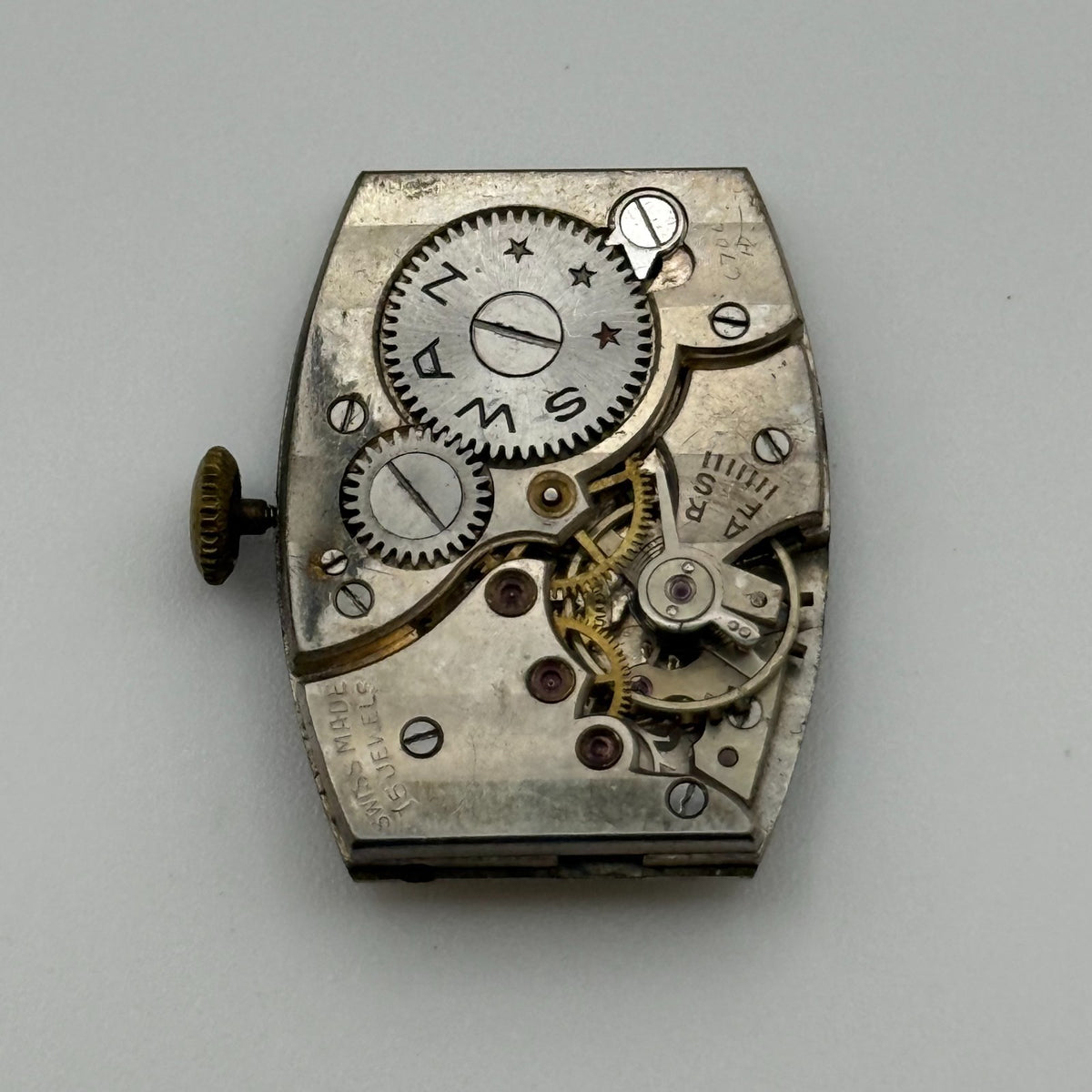 ETA 717 Watch Movement - Audax - Running - For Parts / Repair