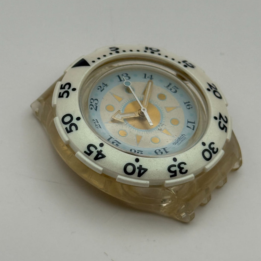 Vintage Swatch Scuba 200 Watch SDK126 Creme De La Creme 1996 Swiss 40mm Parts