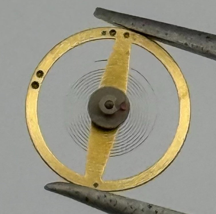 BFG 927 Balance Wheel Complete And Spring 6¾-8''' 1512 Watch Movement Parts NOS
