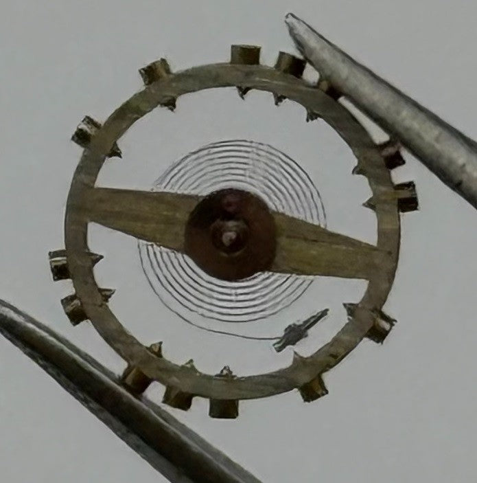 AS 1677 Balance Wheel Complete And Spring Renata 1224 Watch Movement Parts NOS