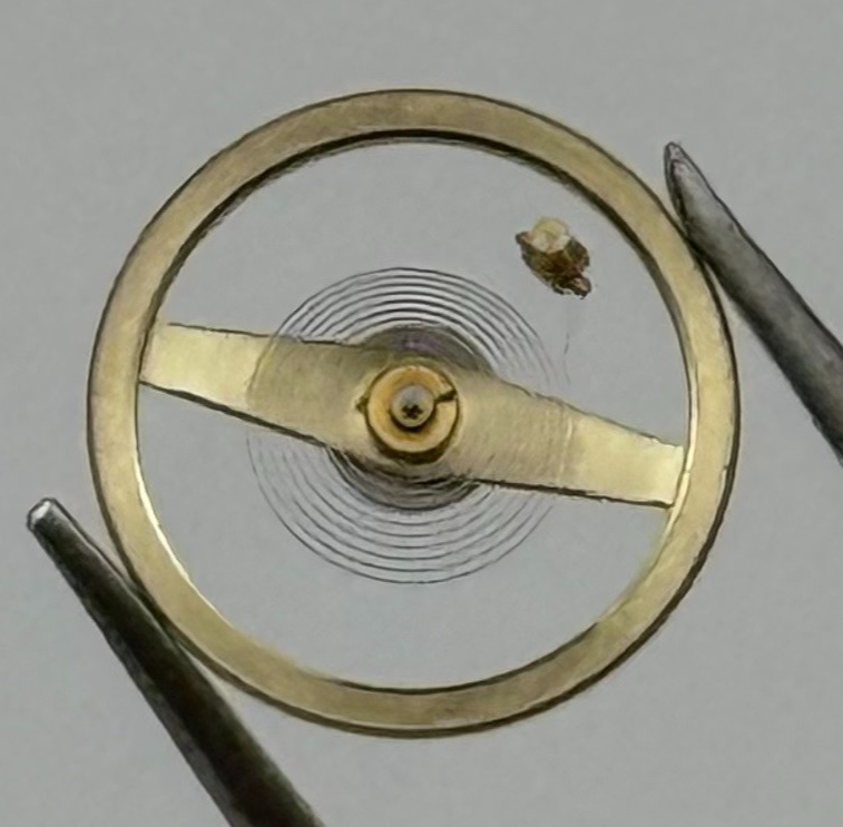 Amida 562 Balance Wheel Complete And Spring 8¾''' 874 Watch Movement Parts NOS