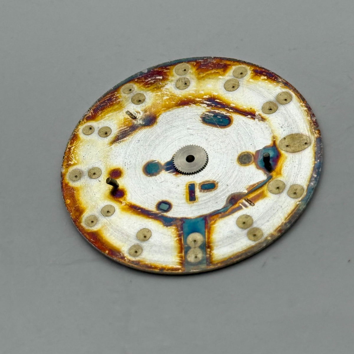 Seiko Lassale 7N00-8C70 Watch Dial White Japan Vintage Spare Parts Repair 28.4mm