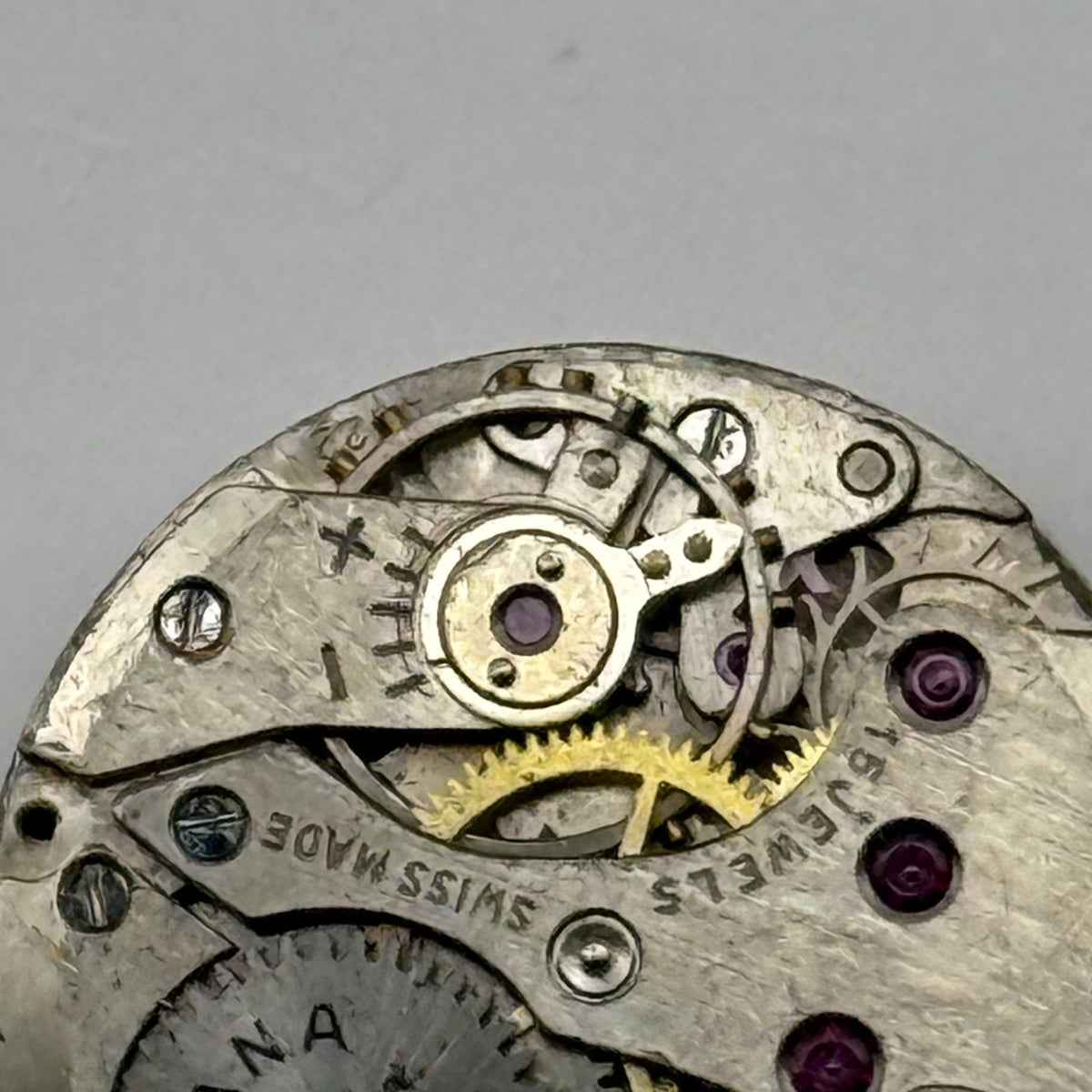 Felsa 4022 Watch Movement Silvana 15 Jewel Swiss Manual Wind Parts Repair 17.4mm