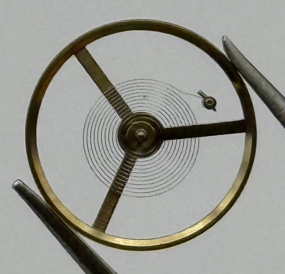 Smith 603 Elite Balance Wheel Complete And Spring 10½’’’ Watch Movement Parts