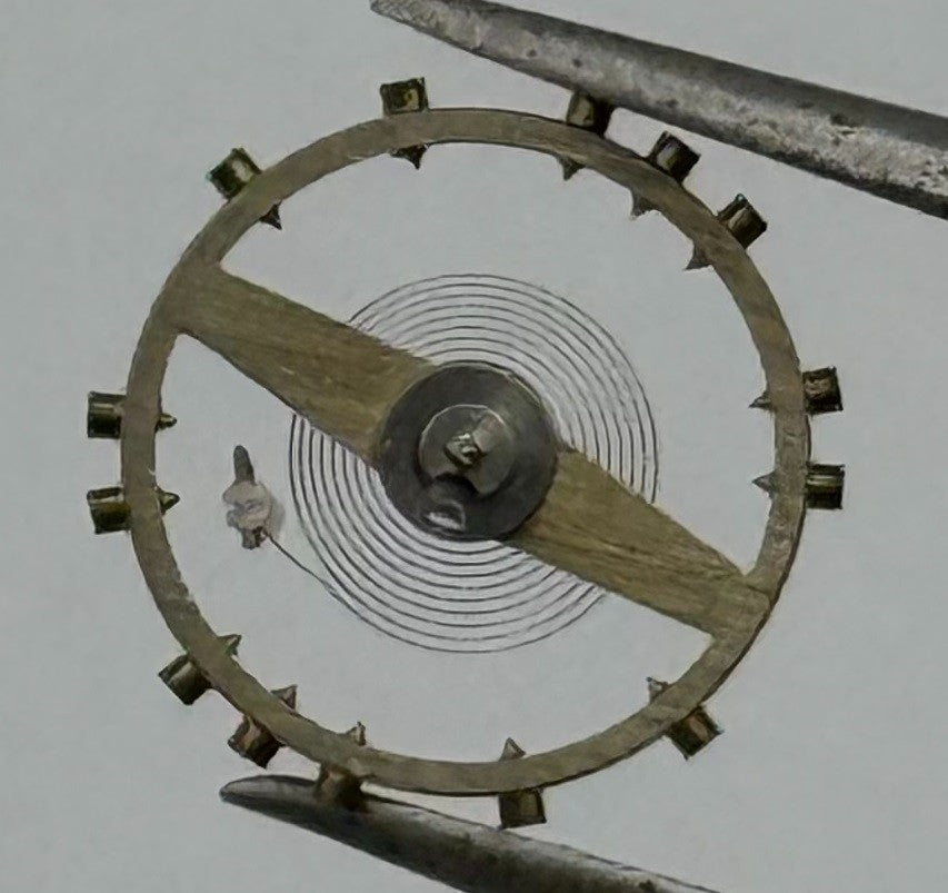 AS 415 Balance Wheel Complete And Spring 9¾’’’ Renata 49 Watch Movement Parts