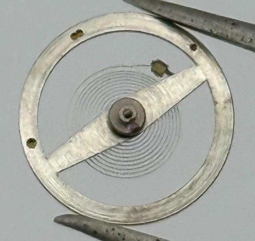 RL Rax 1013 1237 Balance Wheel Complete And Spring 1679 Watch Movement Parts NOS
