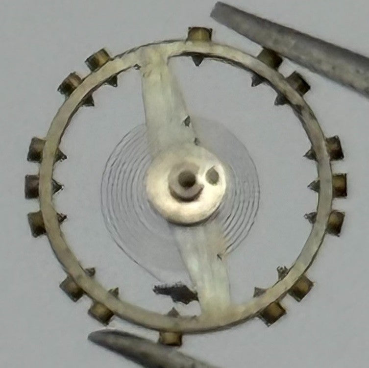 FHF 60 Balance Wheel Complete And Spring 6¾-8’’’ 200 M Watch Movement Parts NOS
