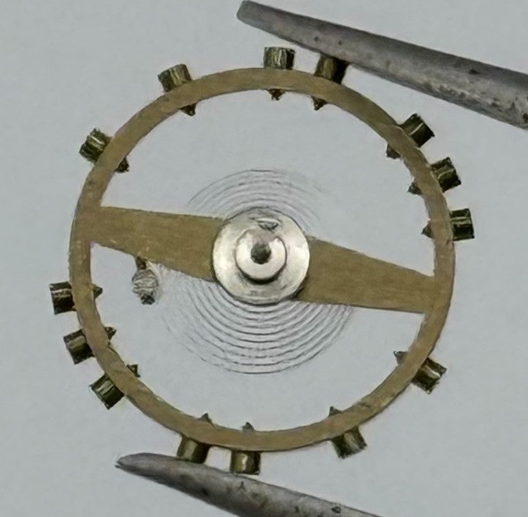 NFT 46 Balance Wheel Complete And Spring 10½’’’ Watch Movement Parts NOS
