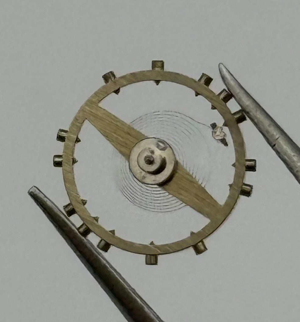 Venus 75 Balance Wheel Complete And Spring 10½’’’ Renata 310 Watch Movement Part