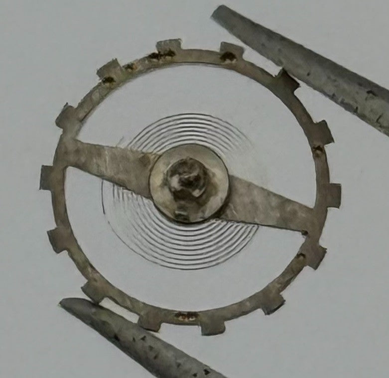 EB 1431 KIF Balance Wheel Complete And Spring Watch Movement Parts NOS