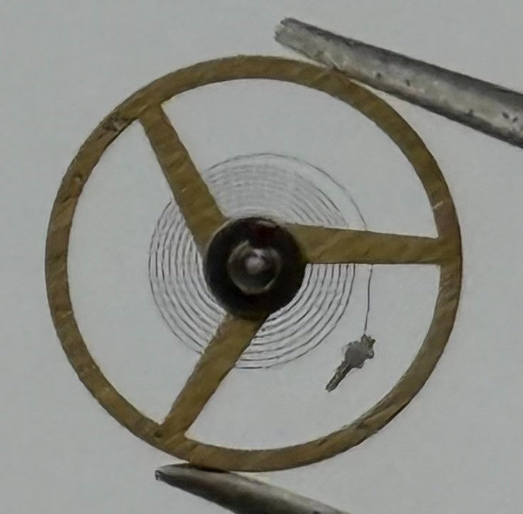 FHF 34-21 Balance Wheel Complete And Spring Renata 1640 Watch Movement Parts NOS