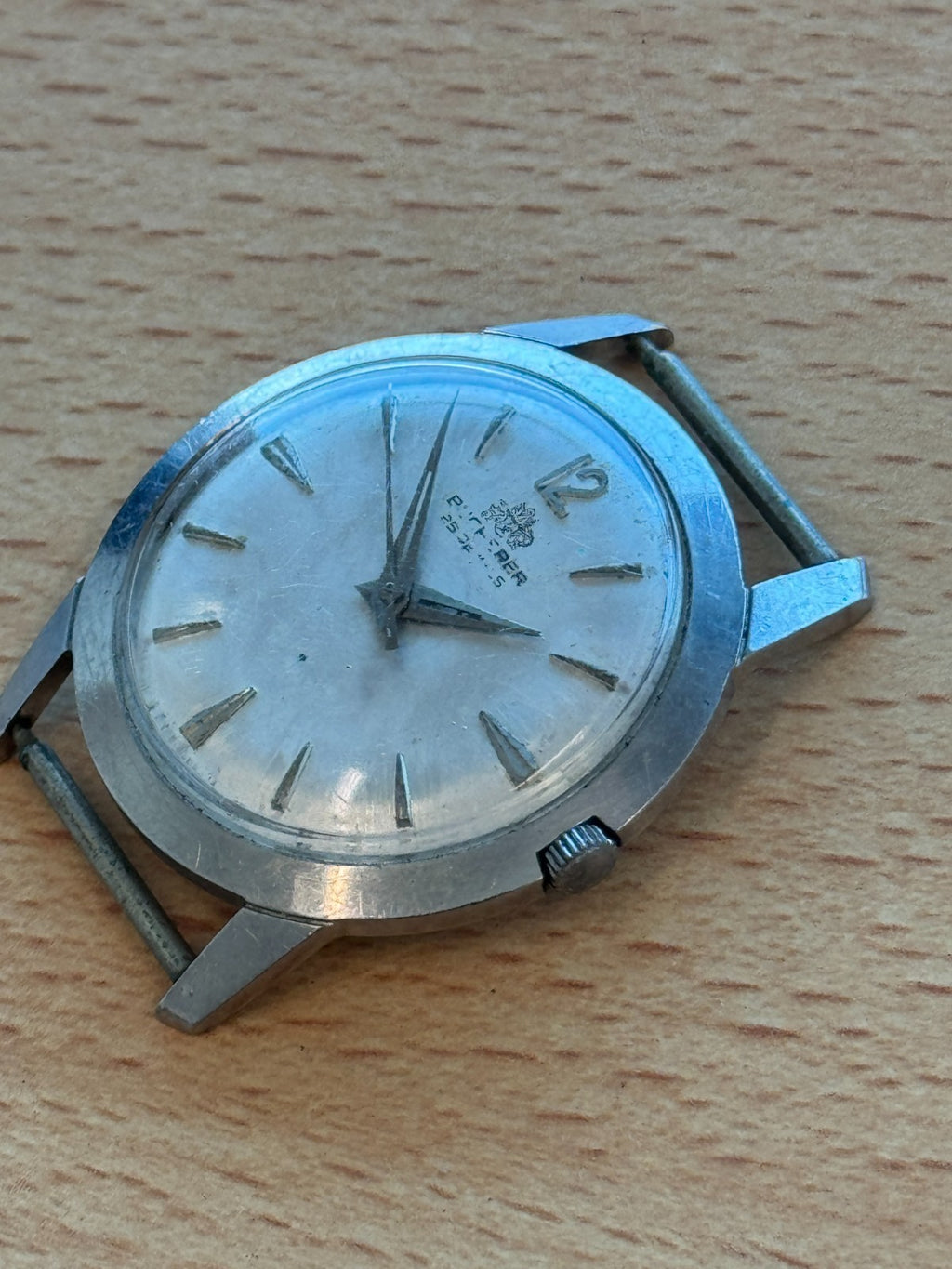 Bucherer Automatic Vintage Mens Watch Running Antimagnetic Incabloc Swiss 34mm