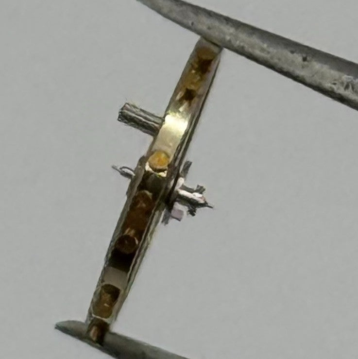 FHF 70 Balance Wheel Complete And Spring 10½’’’ Renata 201 Watch Movement Parts