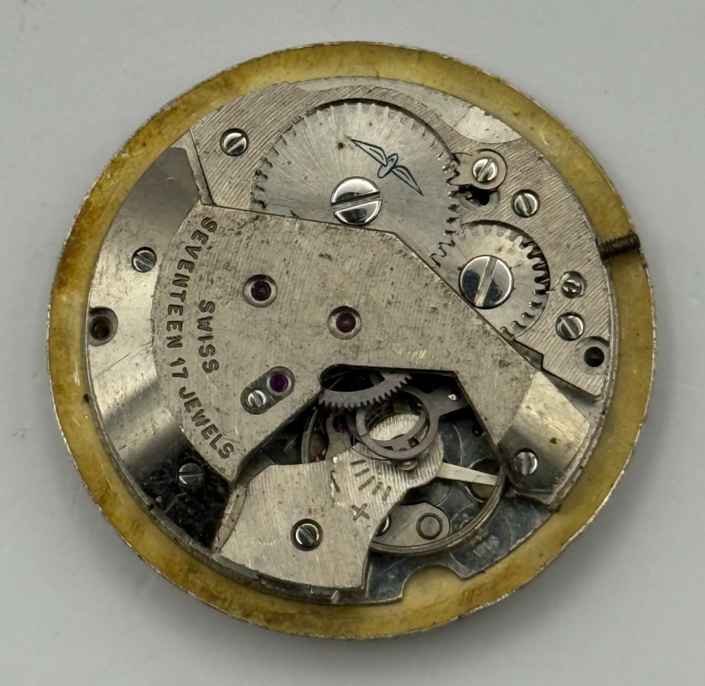 AS 1795 Watch Movement A. Schild 1795 Rotary 17J Incabloc Swiss Parts 25.9mm
