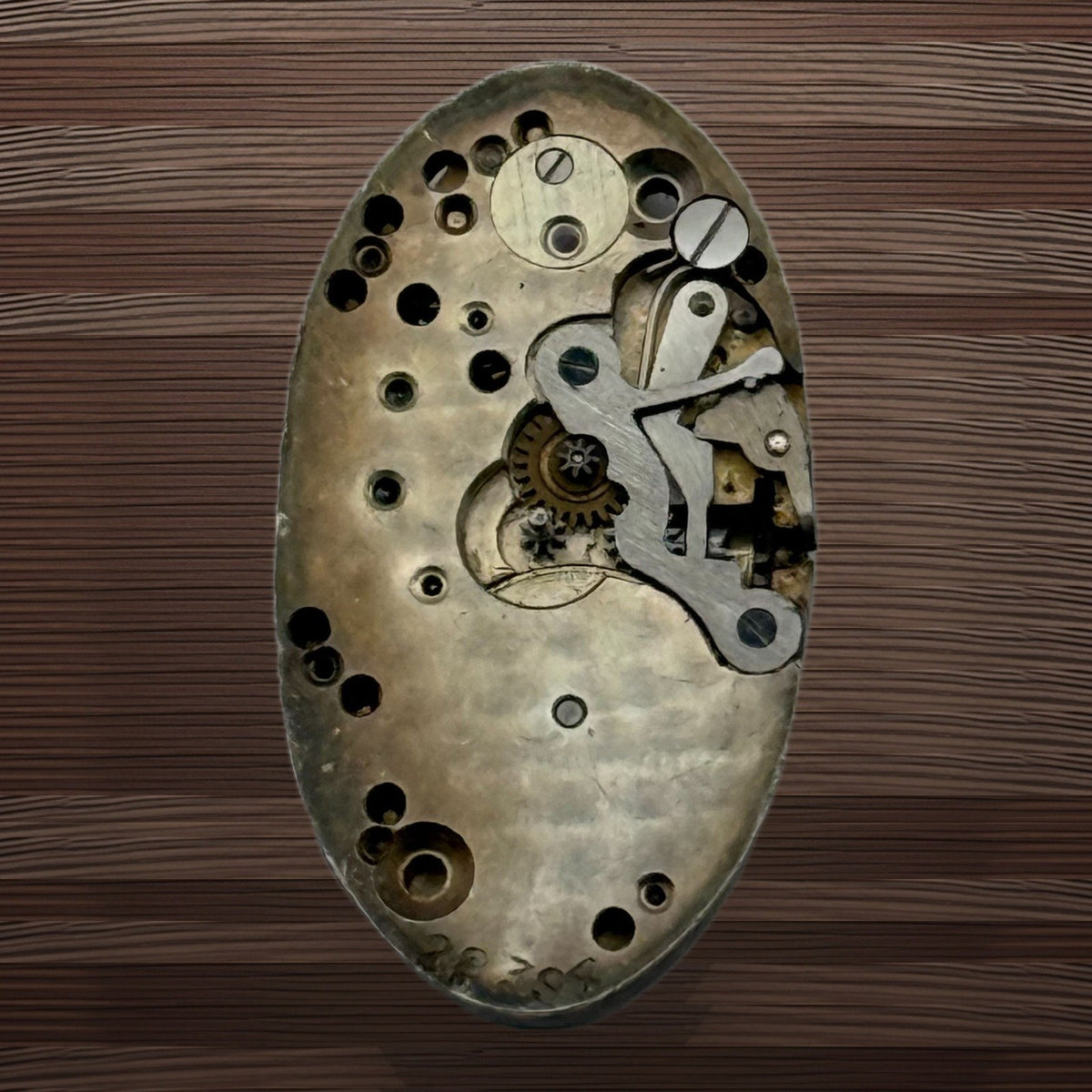 Oval Watch Movement - Unidentified - For Parts / Repair - 12.6mm