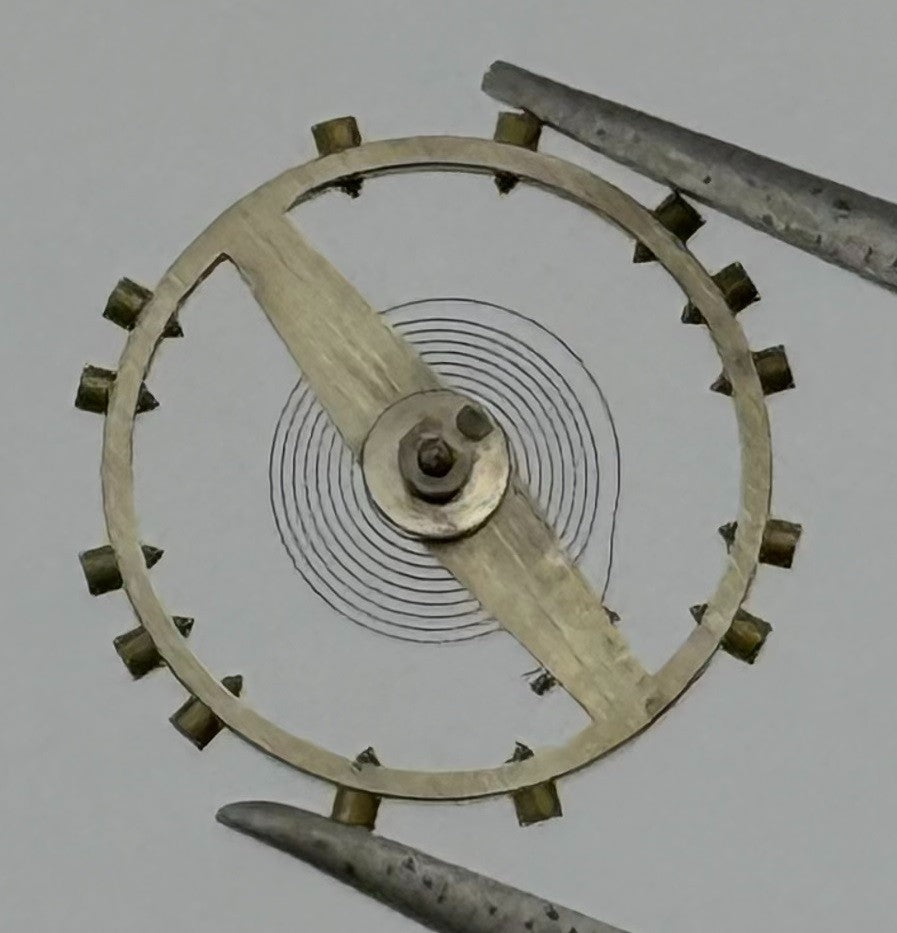 AS 984 Balance Wheel Complete And Spring 10½’’’ 273 Watch Movement Parts NOS