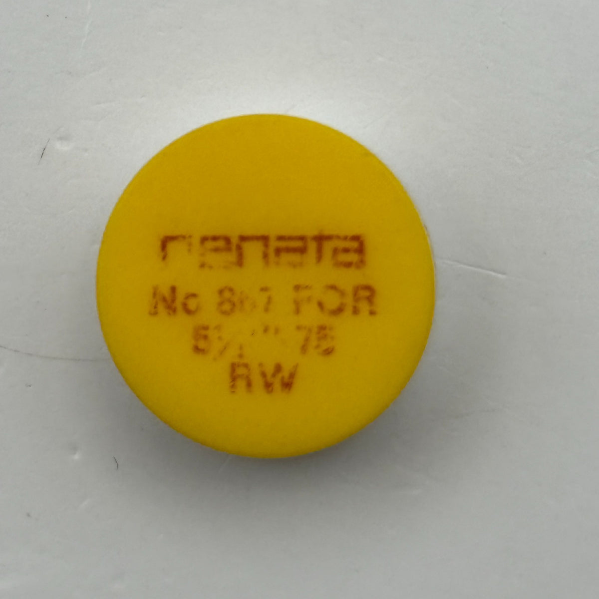 RW 75 Balance Wheel Complete And Spring 5¼’’’ 867 Watch Movement Parts NOS