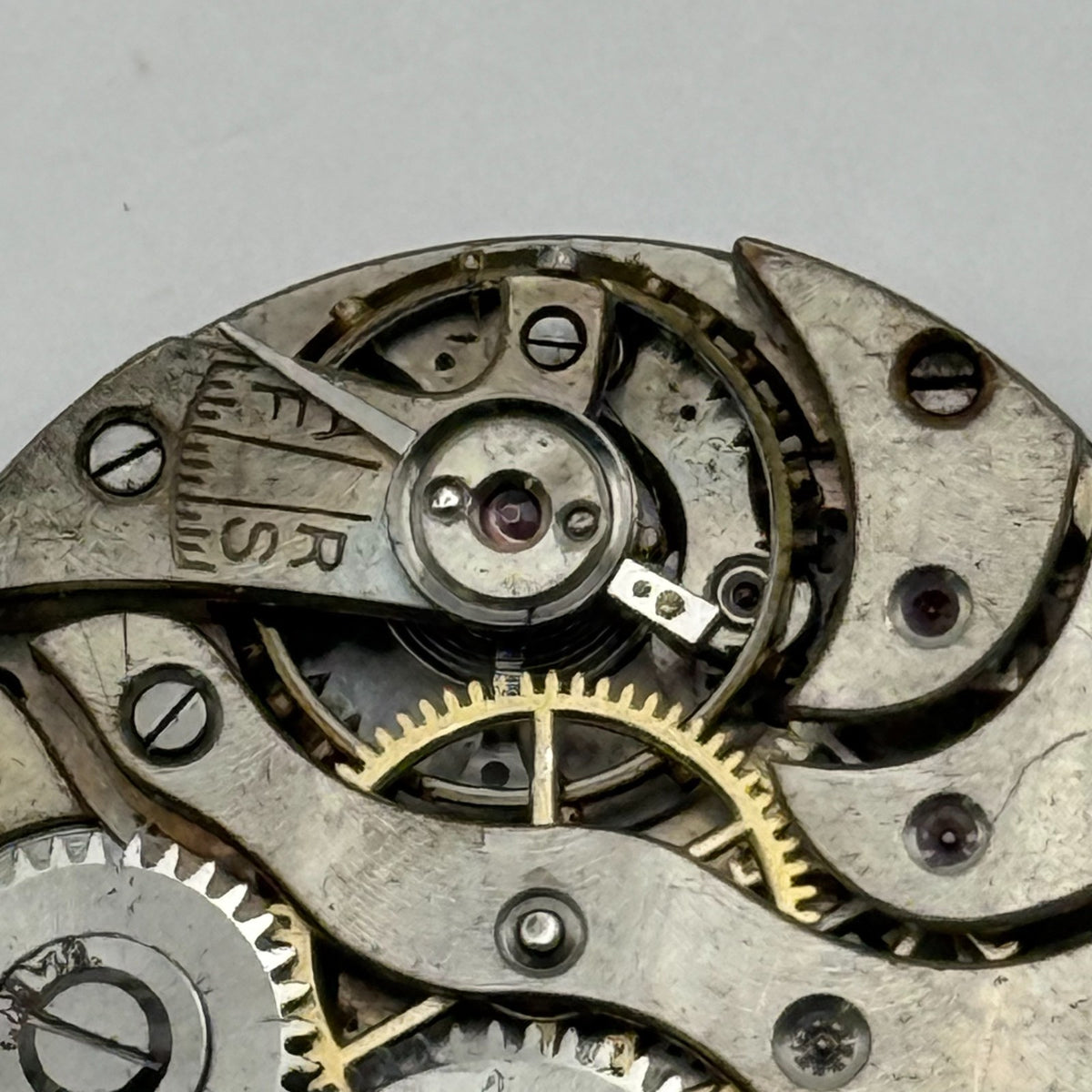 Red 12 Watch Movement Manual Wind Vintage Parts Repair Spares 24.9mm
