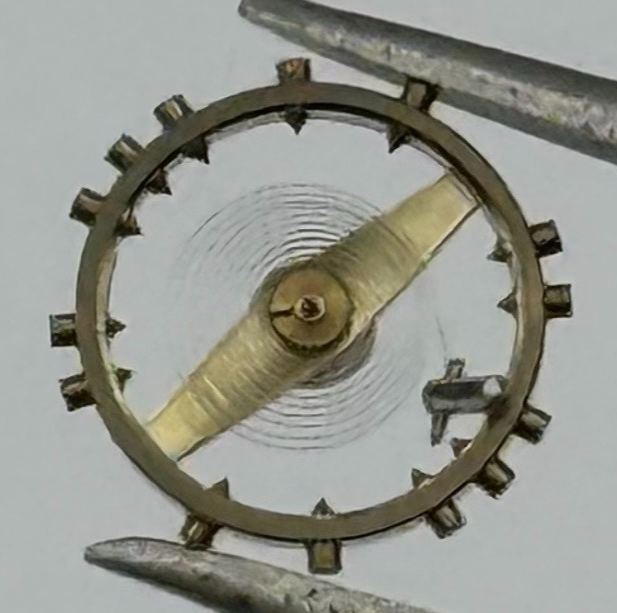 Peseux 140 Balance Wheel Complete And Spring Renata 271 Watch Movement Parts NOS