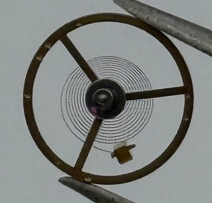 BFG 927-21 Balance Wheel Complete And Spring 6¾-8’’’ 1892 M Watch Movement Parts