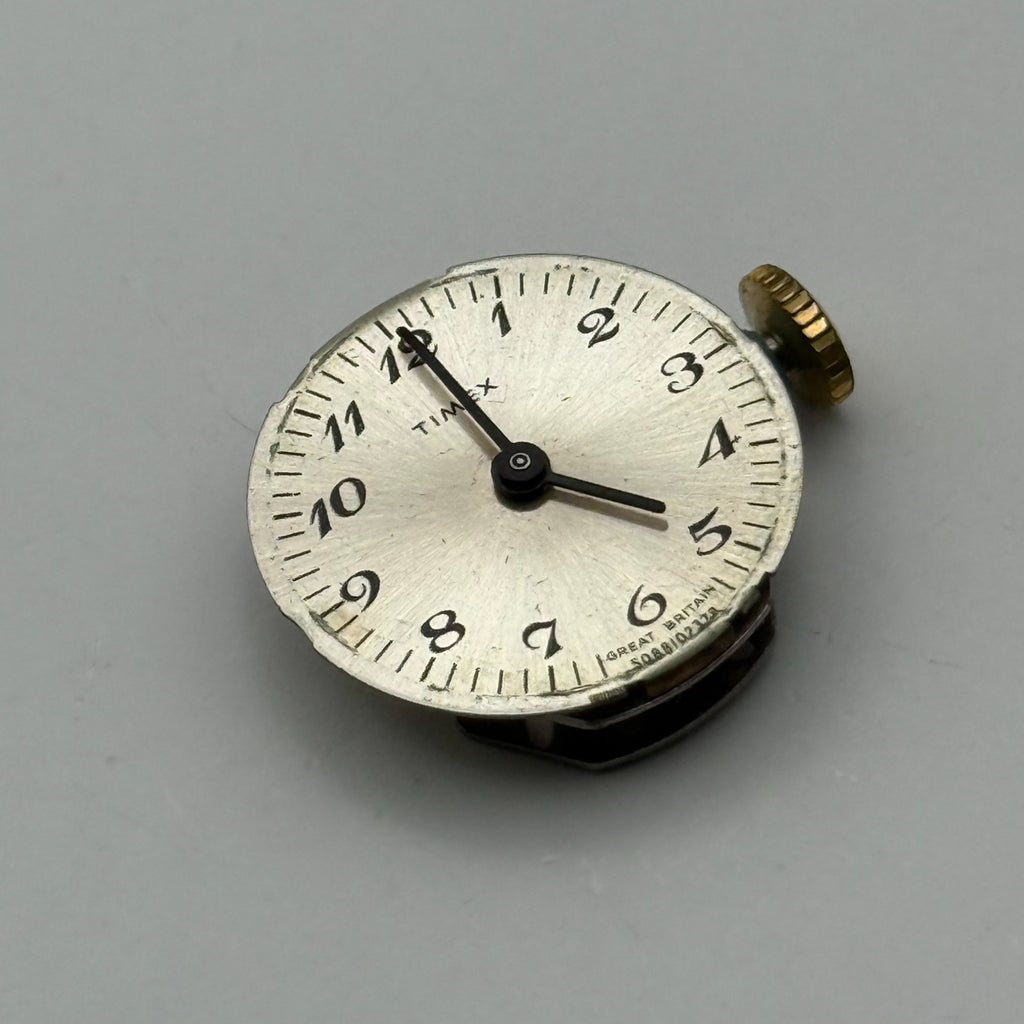 Timex 482 Watch Movement Great Britain 0 Jewel Manual Wind Parts Repair 18.1mm