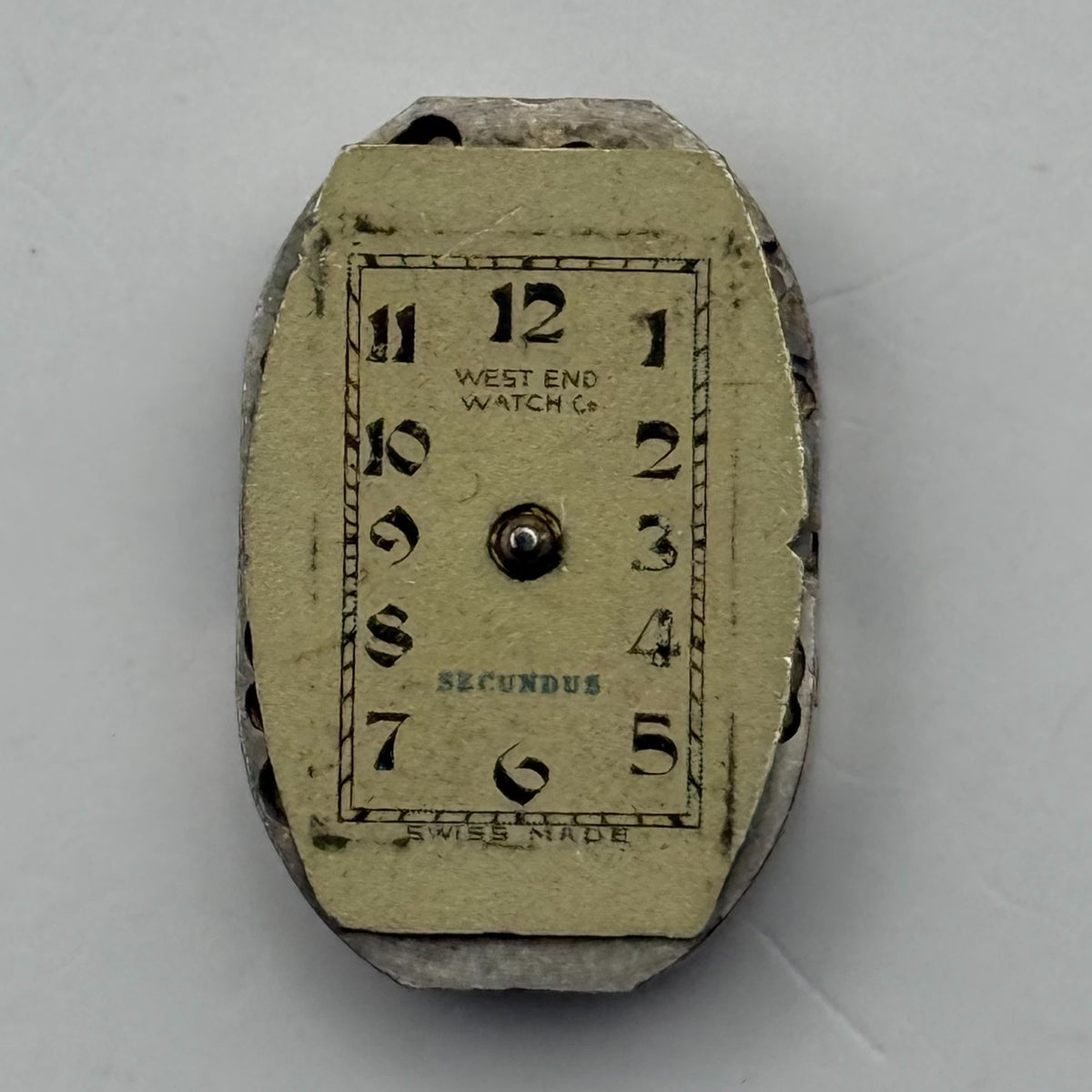 West End Watch Co Watch Movement Secundus Swiss Manual Wind Parts Repair 12.7mm