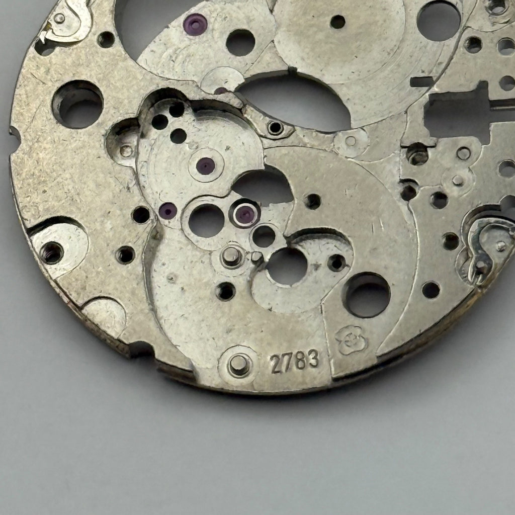 ETA 2783 Watch Movement - Main Plate - For Parts / Repair - 25.9mm