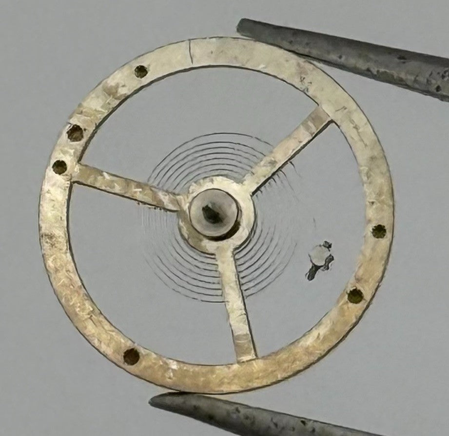 EB 9021 Balance Wheel Complete And Spring 10½’’’ 1253 Watch Movement Parts NOS
