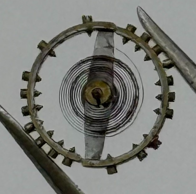 Felsa 158 Balance Wheel Complete And Spring 6¾’’’ 379 Watch Movement Parts NOS