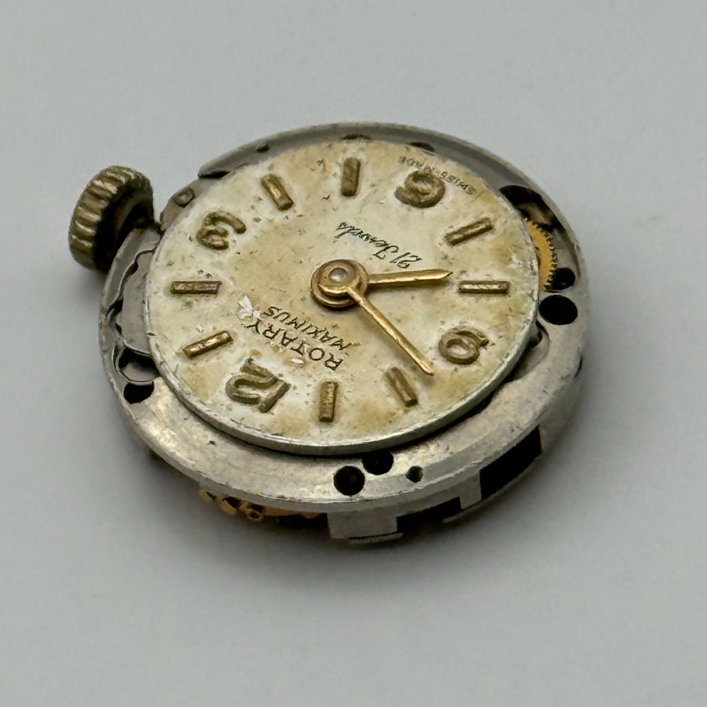 ETA 2410 Watch Movement Running Rotary 21 Jewels Swiss Parts Repair 15.2mm