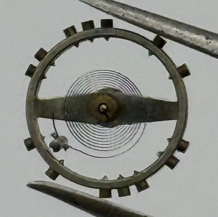 AS 970 Balance Wheel Complete And Spring 8¾''' Renata 27 M Watch Movement Parts