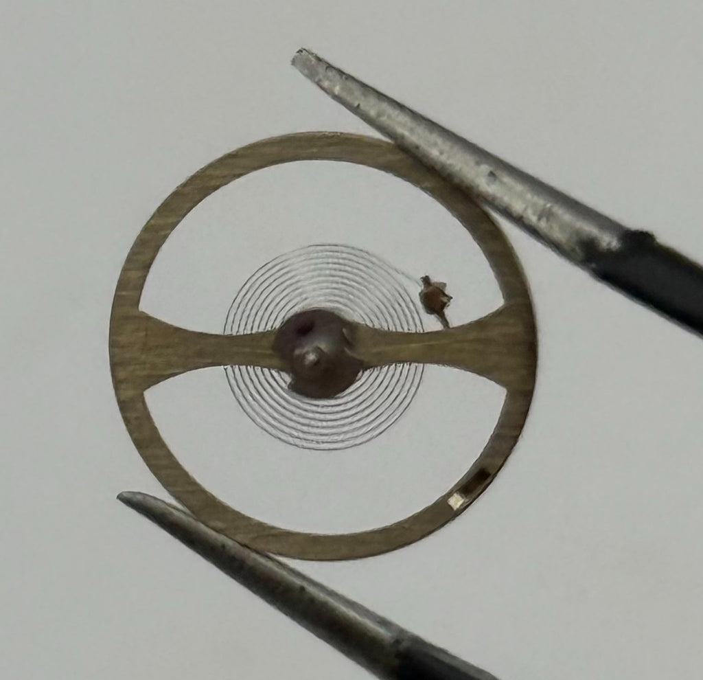 Oris 391 Balance Wheel Complete And Spring 4381 11½’’’ Watch Movement Parts NOS