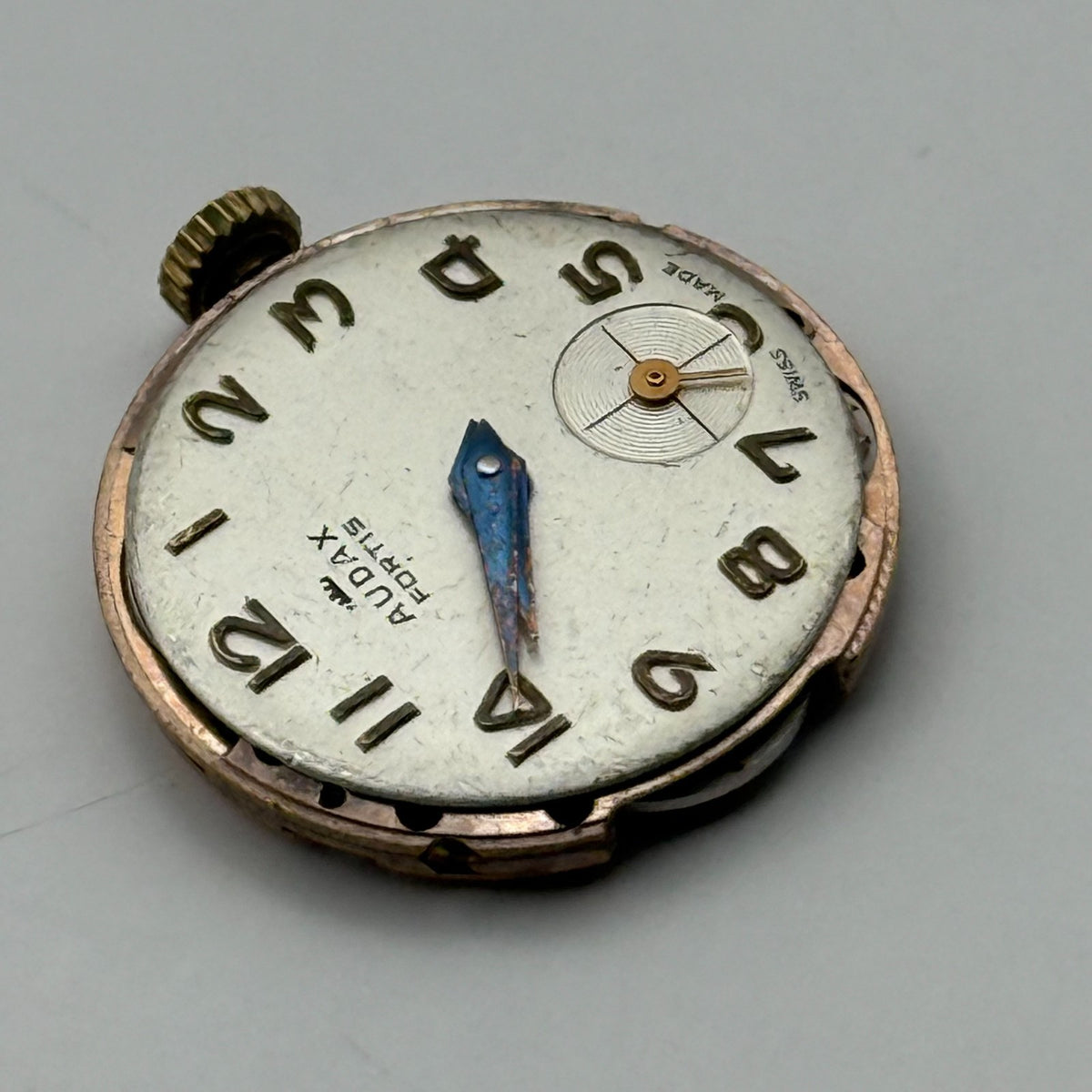 ETA 980 Watch Movement Running Audax Fortis Swiss 15J Manual Wind Parts 19.7mm