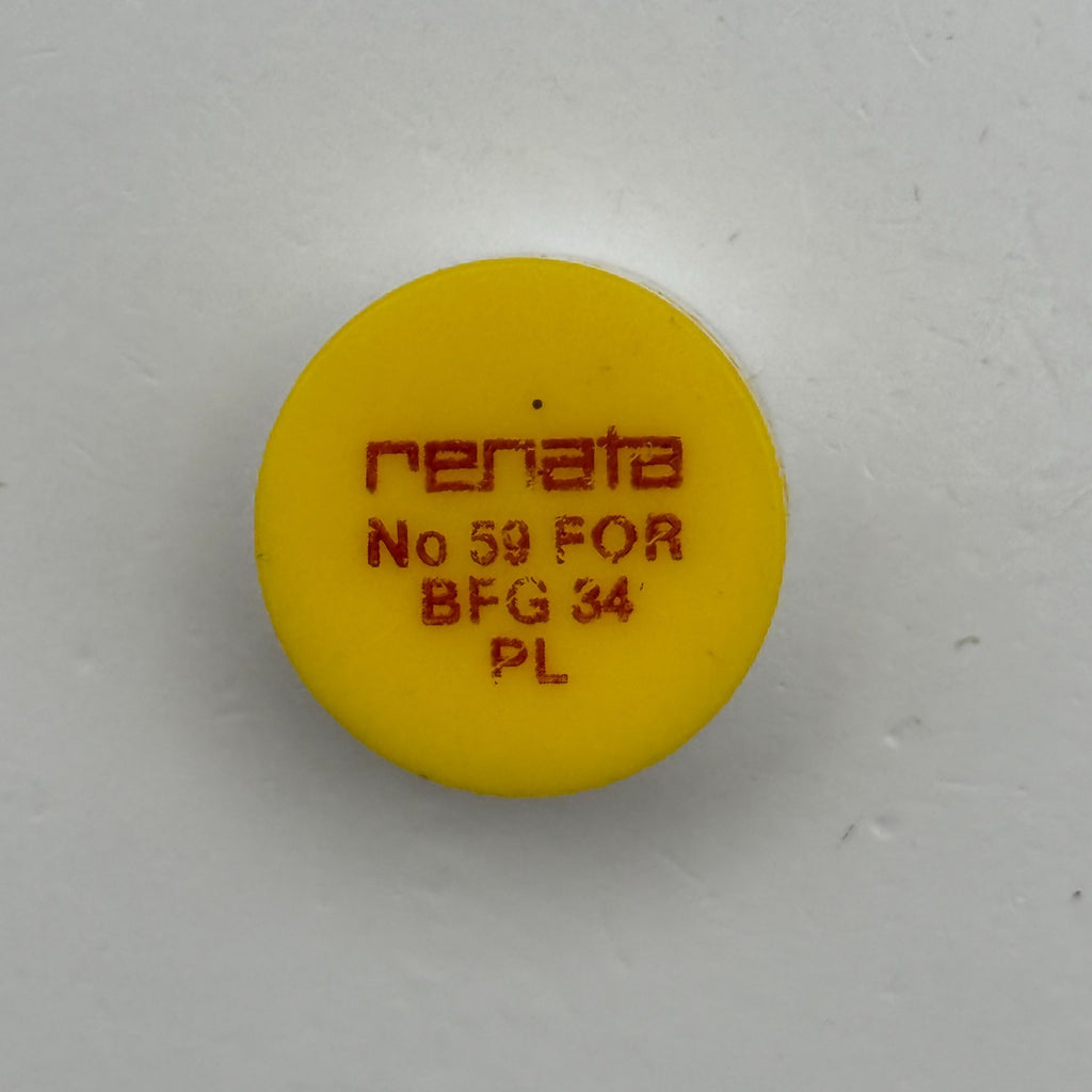 BFG 34 PL Balance Wheel Complete And Spring Renata 59 Watch Movement Parts NOS