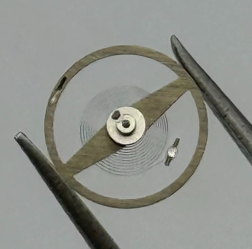 Lorsa 514 Balance Wheel Complete And Spring 5¼’’’ 4889 /3 Watch Movement Parts