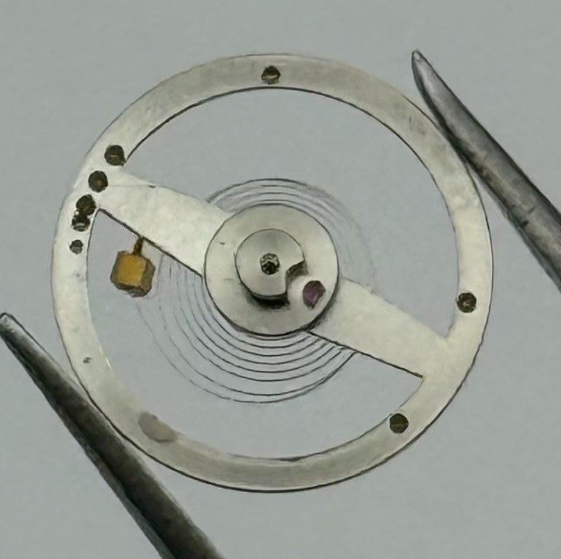 Brac 301 Balance Wheel Complete And Spring 10½''' 1382 Watch Movement Parts NOS