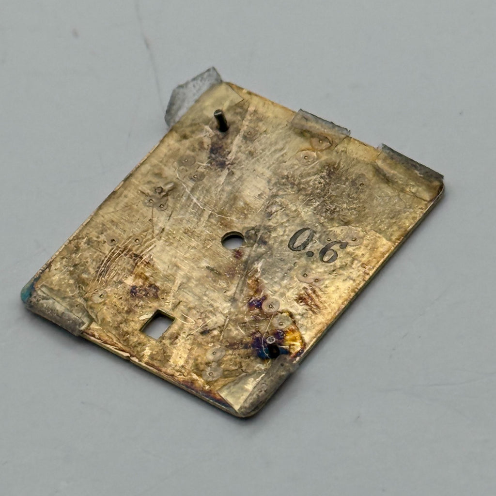 Seiko V722-5A88 Watch Dial Gold Tone Quartz Vintage Spare Parts Repair 21.2mm
