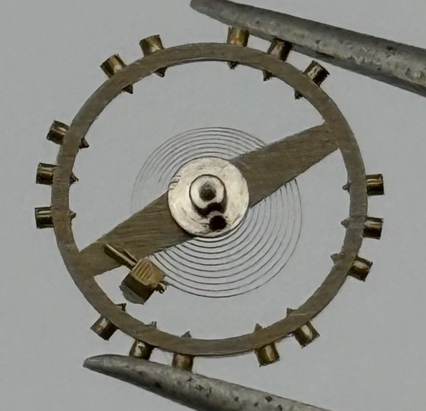 Bifora 2025 Balance Wheel Complete And Spring 8-12’’’ 492 Watch Movement Parts