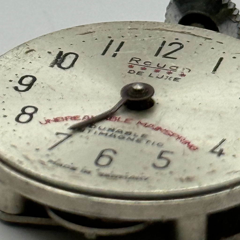Rouan Deluxe Watch Movement Germany Manual Wind Vintage Parts Repair 23.2mm