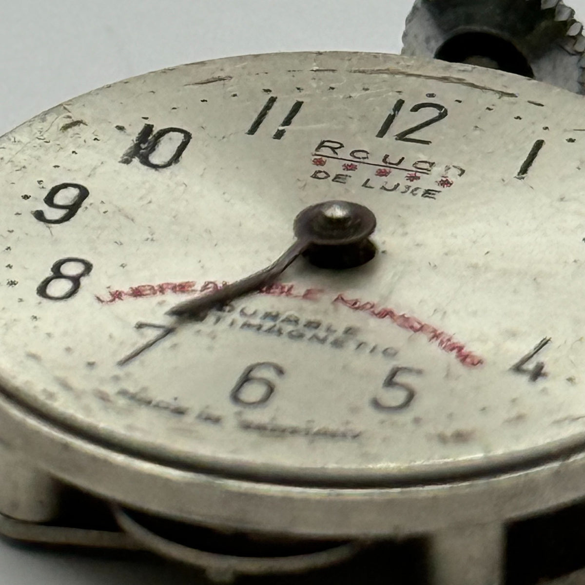 Rouan Deluxe Watch Movement Germany Manual Wind Vintage Parts Repair 23.2mm