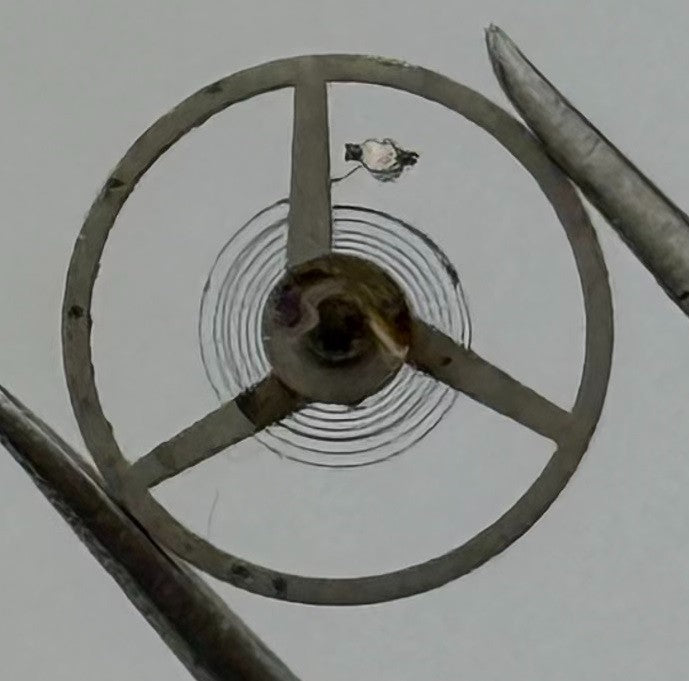 FHF 34-21 Balance Wheel Complete And Spring Renata 1640 Watch Movement Parts NOS